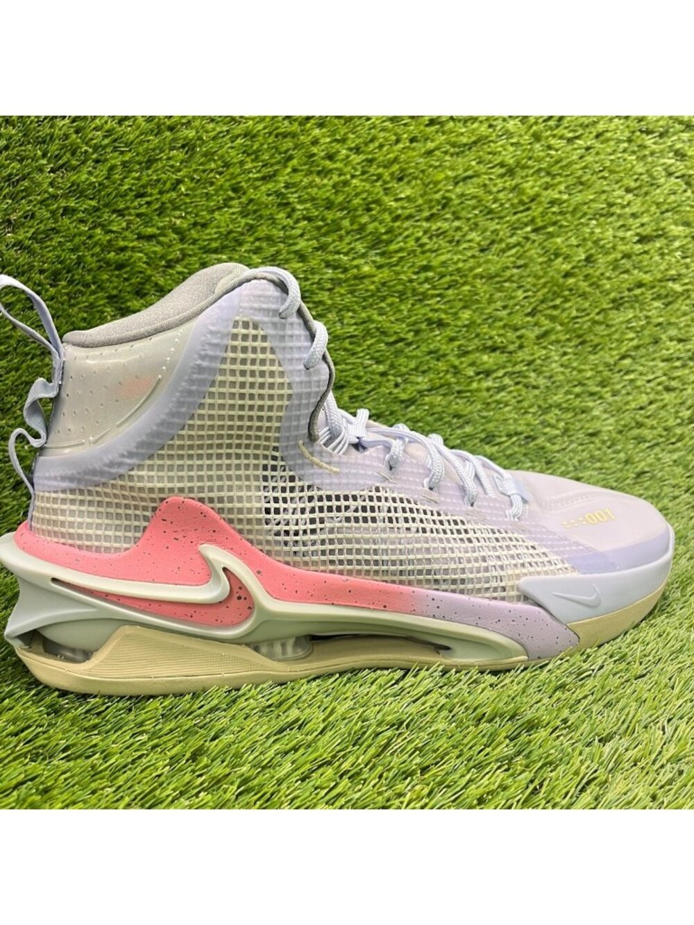 Nike Air Zoom G.T. Jump Mens Size 15 Purple Athletic Basketball Shoes Sneakers